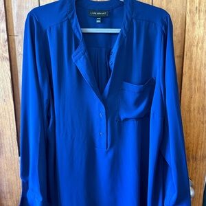 Lane Bryant Royal Blue Women's Blouse